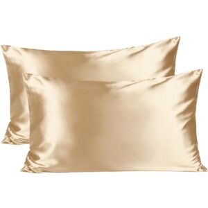 Champagne Satin Pillowcase (2 Pack)